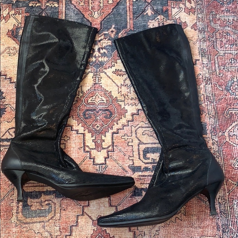 Donald J Pliner Leda Black Boots